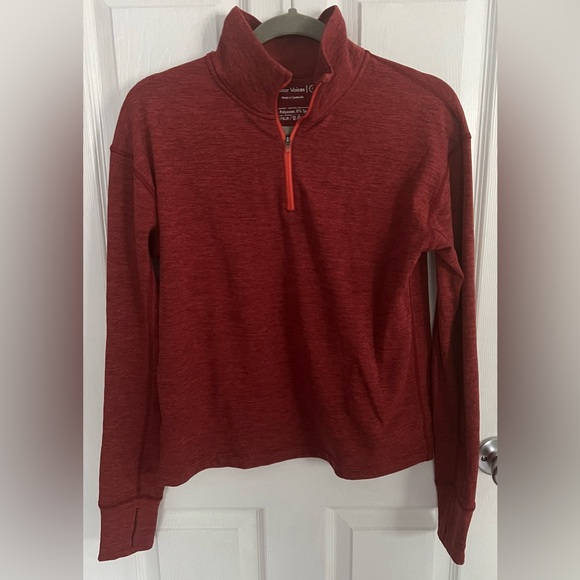 Outdoor Voices OV Fleece Half-Zip Currant S - Picture 2 of 6
